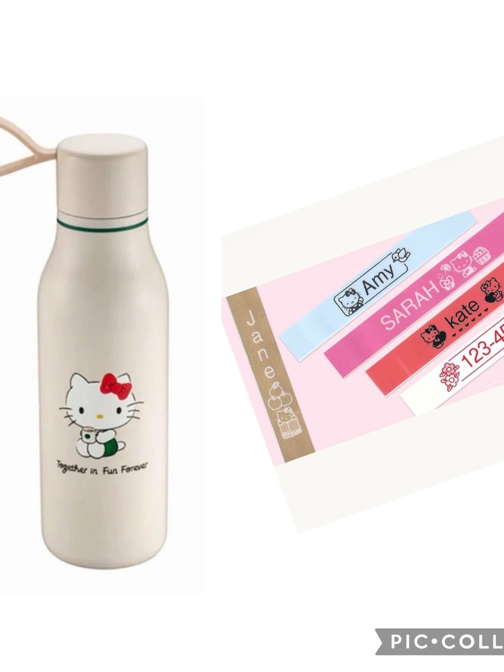 Hello Kitty x Starbucks Water bottle + free KT label